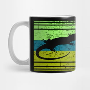 Vintage Colourful Lizard Mug